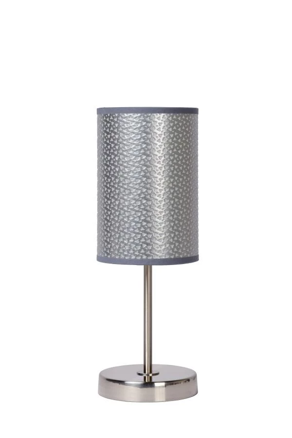 Lucide MODA - Lampe de table - Ø 13 cm - 1xE27 - Gris - éteint